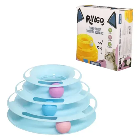 Brinquedo Gato Ringo Corre Corre Bolinha