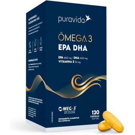 Omega 3 EPA DHA Puravida 120cps 360-1