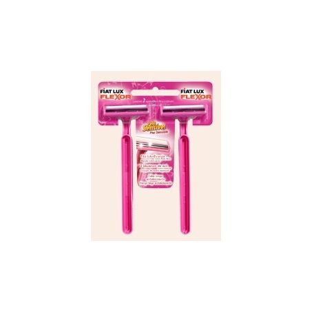 Aparelho de barbear fiat lux flexor c/1un rosa