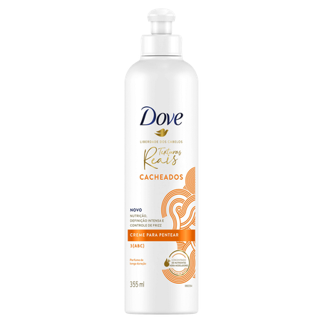 Creme pentear texturas reais cacheados dove 355ml