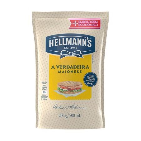 MAIONESE HELLMANNS 200G SACHET