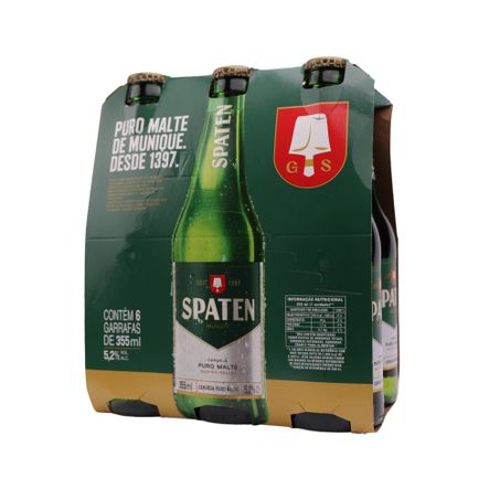 Cerveja Spaten Long Neck 355ml C/6 360-3