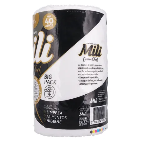 Papel Toalha Gran Chef Mili 200 Folhas 360-7