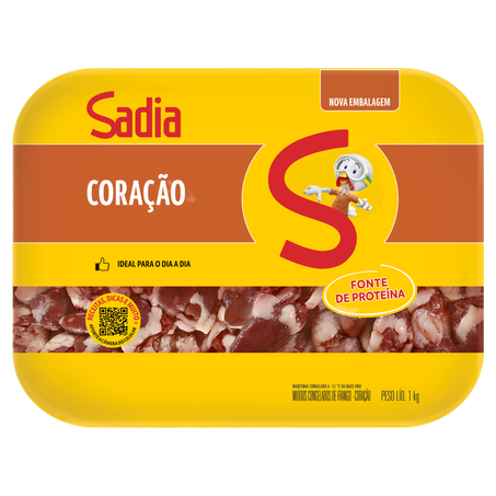 Coração Frango Sadia Congelado 1kg