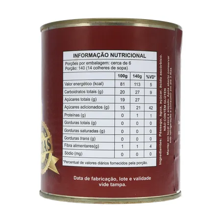 Pessego citral fatias 400g 360-12