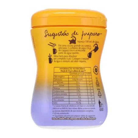 Cappuccino 3 Corações Diet Pt 150g 360-11