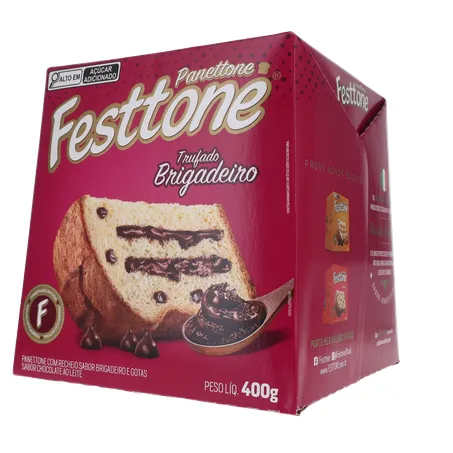 Panettone festtone trufado brigad cx400g 360-3