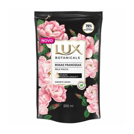 Sabonete liquido rosas francesas lux botanicals 200ml