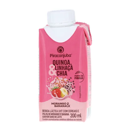 BEBIDA LÁCTEA PIRACANJUBA MORANGO/BANANA 200ML 360-1