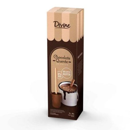 CHOCOLATE QUENTE DIVINE 45G AO LEITE NO PALITO