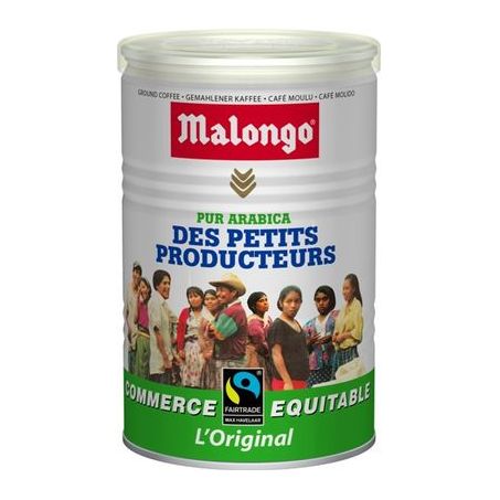 Café torrado e moído original malongo 250g