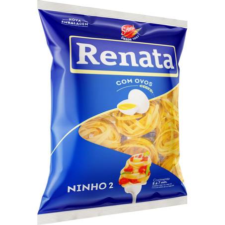 Massa com Ovos Renata 500g - Ninho N. 2