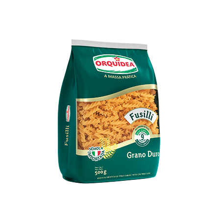 MASSA GRANO DURO ORQUÍDEA FUSILLI 500G