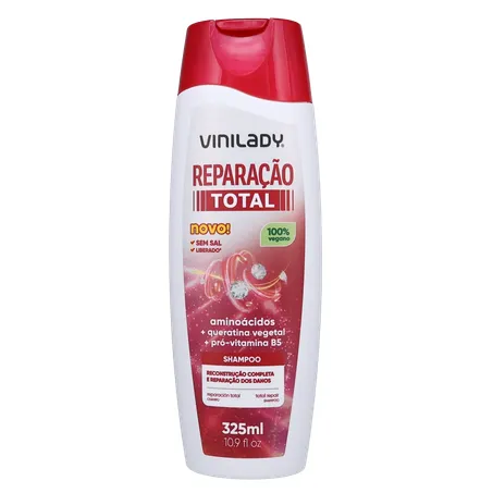 Shampoo vini lady reparacao total 325ml 360-0