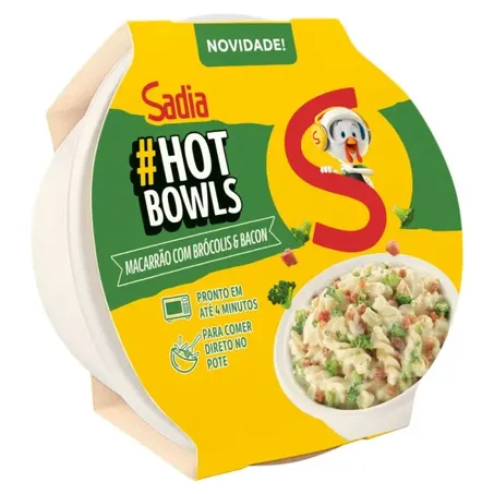 Hot bows sadia brócolis e bacon pote 300g