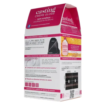Tintura Para Cabelo L'oréal Casting Creme Gloss Preto Noite 100 360-22