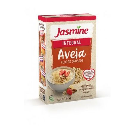 Aveia jasmine integral flocos finos 170g