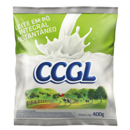 Ccgl-leite em po 400g integral instanta
