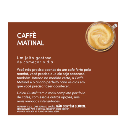 NESCAFÉ DOLCE GUSTO CAFÉ MATINAL 80G 10CAP 360-2