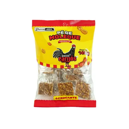 Pe moleque croquito carijos 140g