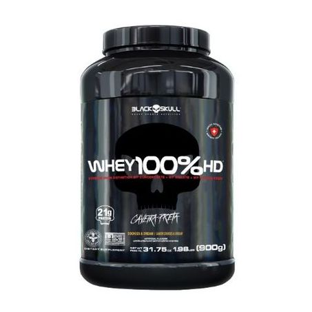 SUPLEMENTO BLACK SKULL 100% WHEY COOKIES CREAM 900G POTE
