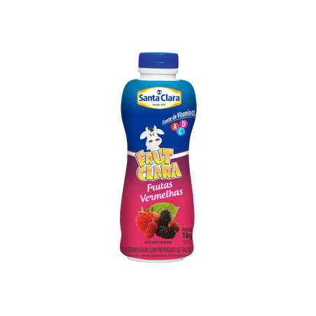 Bebida láctea santa clara frutas vermelhas 1kg