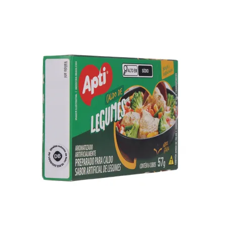 CALDO DE LEGUMES EM CUBO APTI 57G 360-30