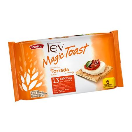 Biscoito marilan 168g magic toast integral