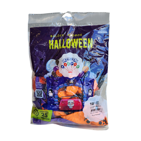 BALÃO HALLOWEEN ABÓBORA N10 GRANFESTA 