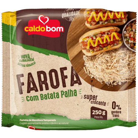 Farofa caldo bom 250gr batata palha