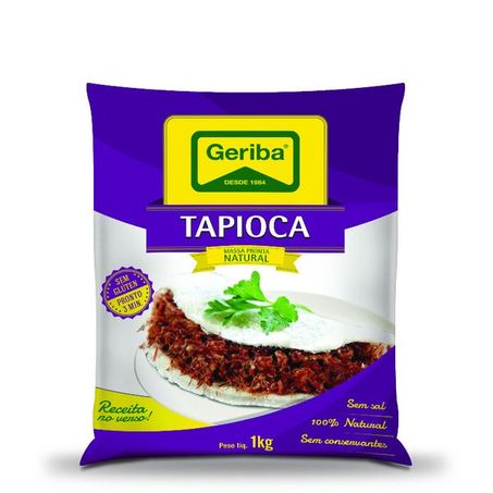Massa de tapioca Geriba 1kg