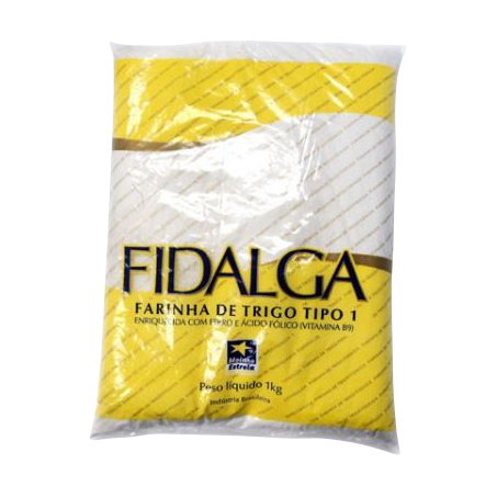 Farinha de trigo fidalga 1kg