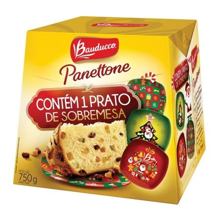 PANETTONE BAUDUCCO C/FRUTAS C/PRATO