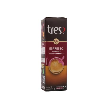 Cápsula 3 Corações Espresso Vibrant C/10 80g 360-57