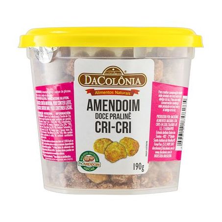 Doce de Amendoim Dacolônia Cri Cri Pote 190G