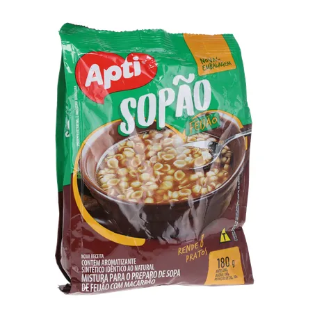 Sopão Apti Feijão com Macarrão Pacote 180gr 360-34