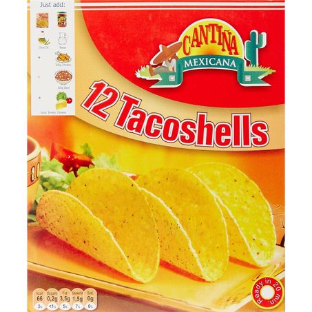 Kit 12 Taco Shells Cantina Mexicana 150g 