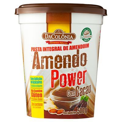 Pasta amendoim com cacau da colônia 500g