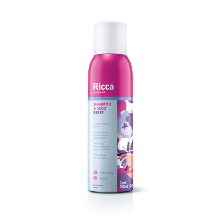 SHAMPOO A SECO RICCA BERRY SPRAY 150ML REF.2849