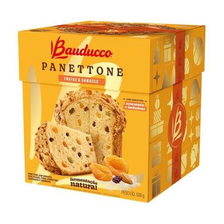 Panetone Bauduco Frutas Secas E Damasco 500G