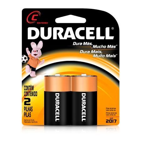 PILHA DURACELL ALCALINA PEQUENA AA2 C/2
