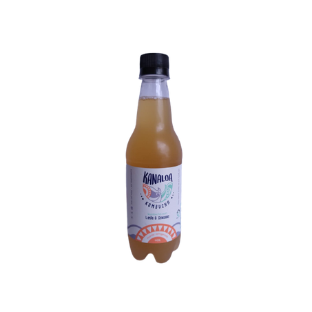Kombucha limão com gengibre kanaloa 440ml