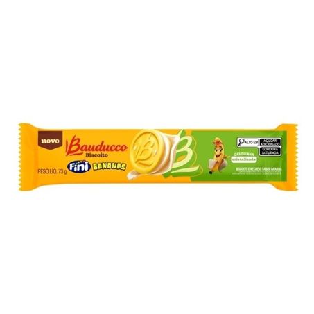 Biscoito Rech Bauducco 73g Fini Banana