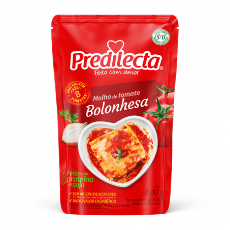 Molho tomate predilecta 300g bolonhesa