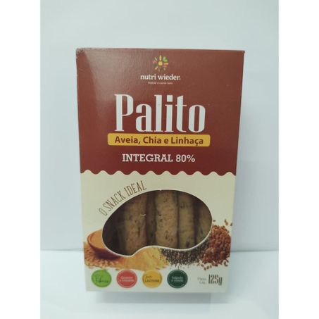 PALITO NUTRI SNACKS CHIA, AVEIA E LINHACA 125G