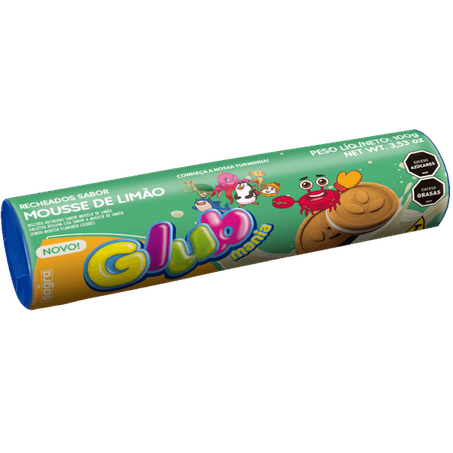 Biscoito recheado glub 100gr mousse lima