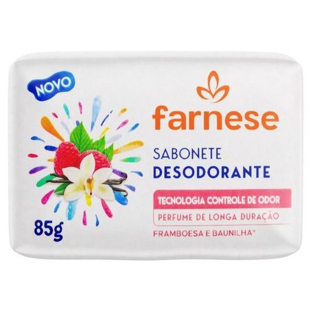 Sabonete Farnese 85g Controle Odor Flor Laranjeira Lavanda