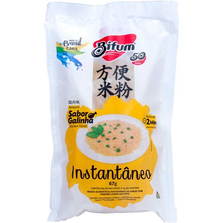Massa bifum instantaneo galinha 67g