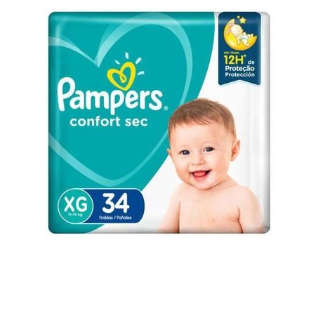 PAMPERS FRALDA CONFORTSEC XG34