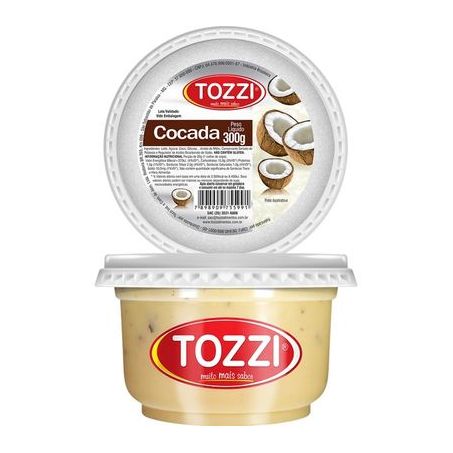 Cocada tozzi tradicional 300g